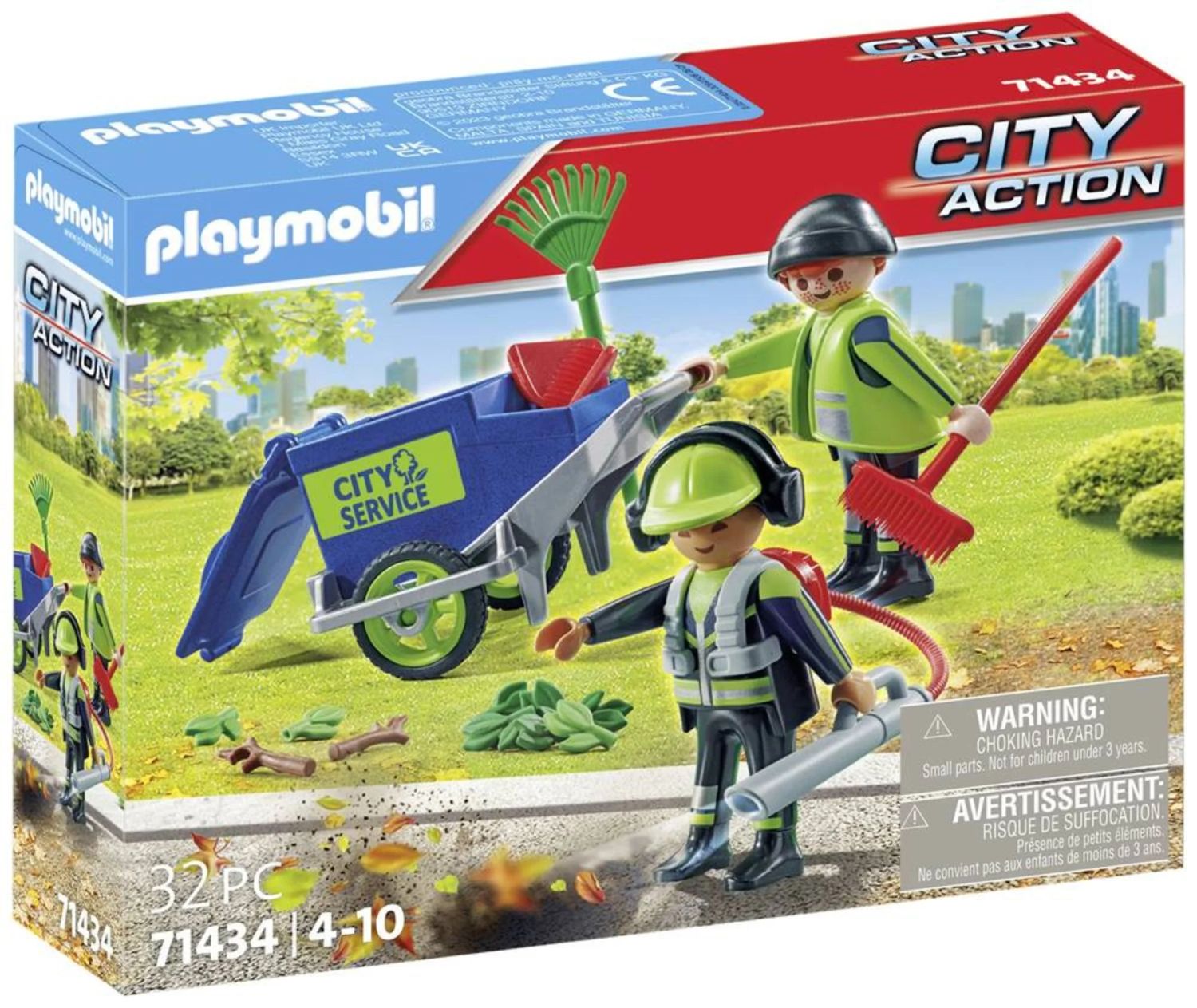PLAYMOBIL® Bau- & Konstruktionsspielzeug PLAYMOBIL® 71434 - City Action - Stadtreinigungsteam
