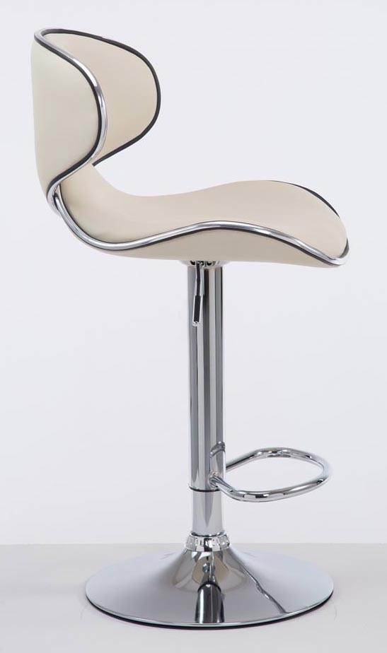 2er Set Barhocker Las Vegas V2 Kunstleder chrom