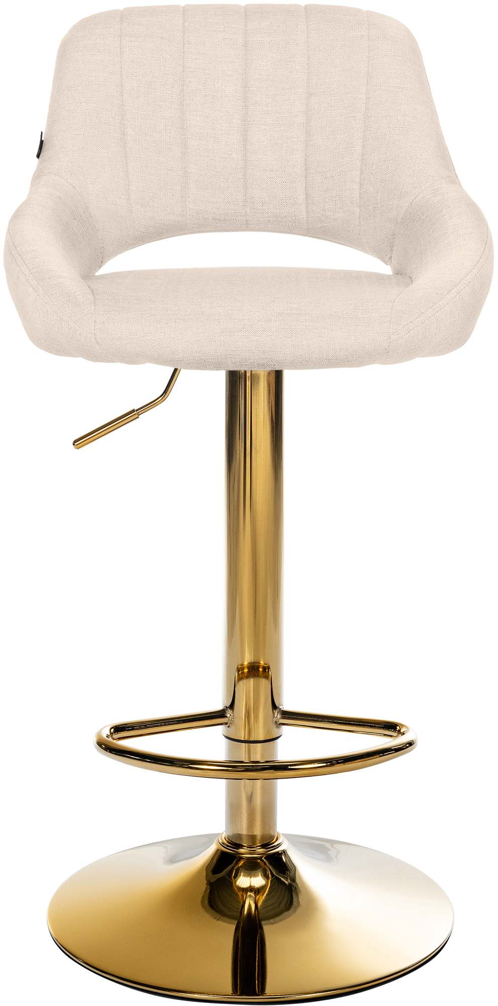 Barhocker Milet Stoff gold