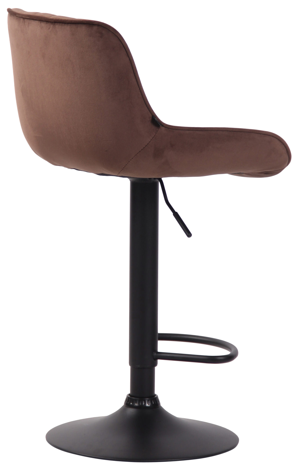 Barhocker Lentini Samt schwarz