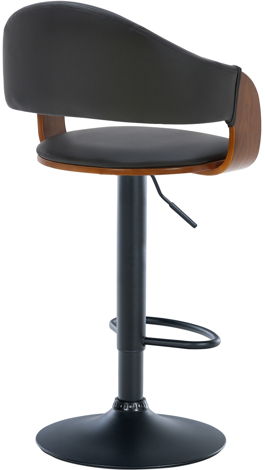 Barhocker Nilse Kunstleder schwarz