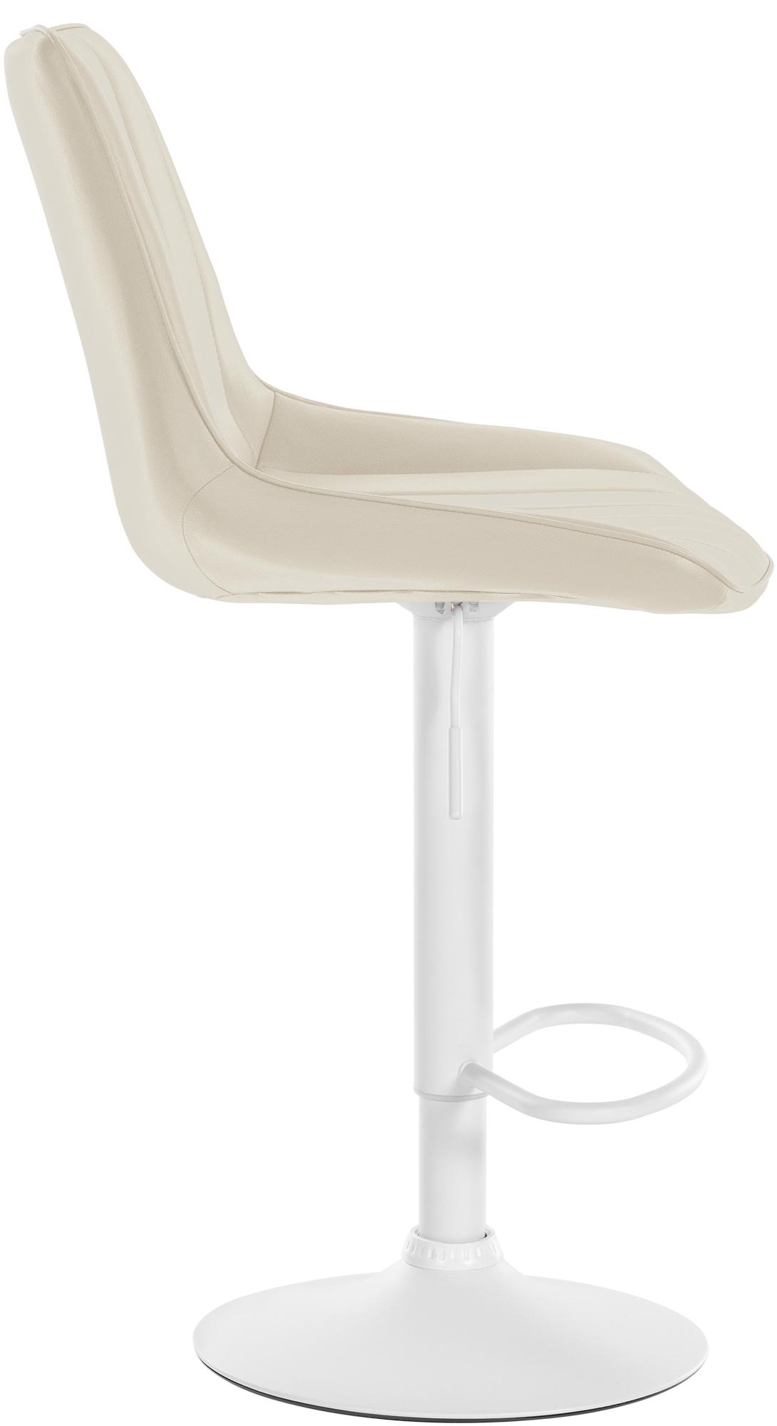 Barhocker Toni Kunstleder weiß