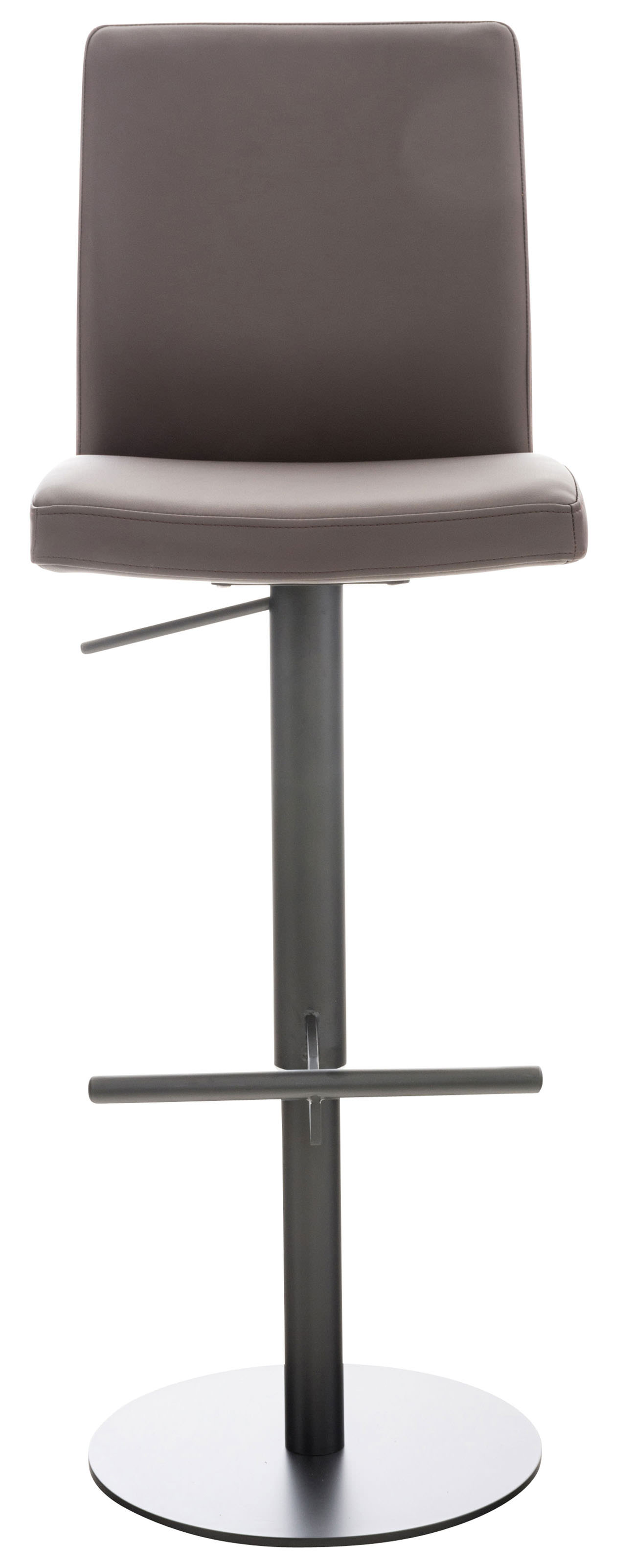 2er Set Barhocker Cadiz Kunstleder schwarz