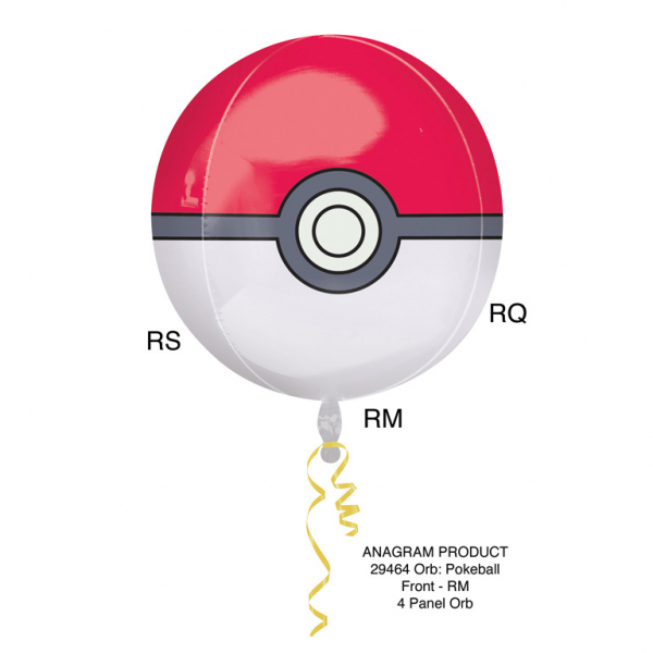 Riethmüller - Amscan Party & Deko Pokémon - Folienballon Pokéball