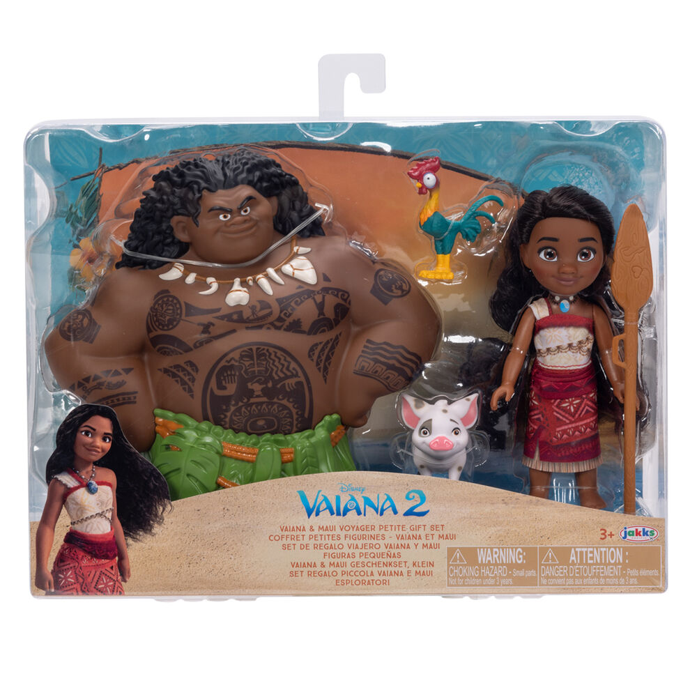 Jakks Pacific Puppen & Zubehör Disney Vaiana / Moana 2 - Vaiana & Maui Puppe - 15 cm