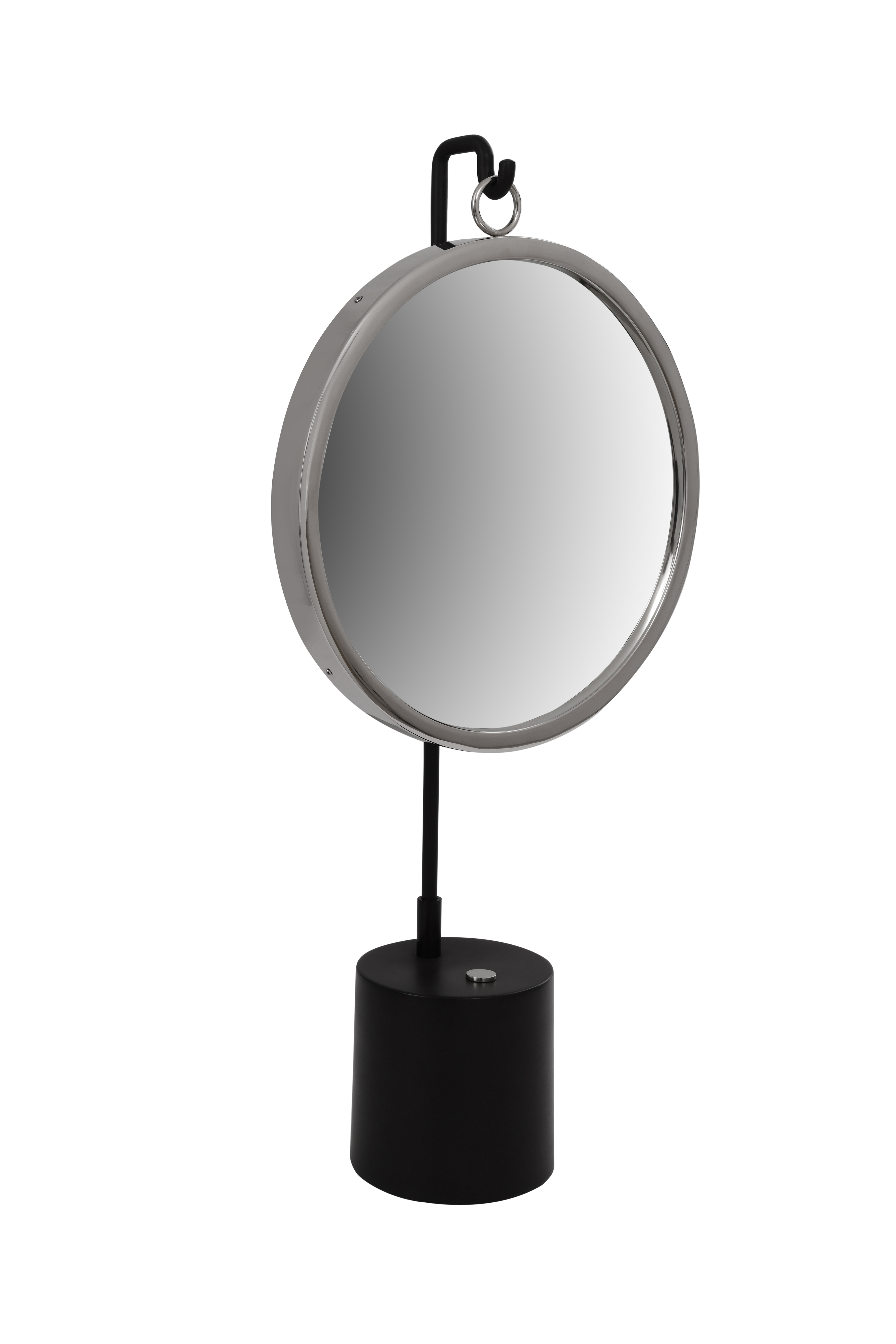 Design-Spiegel Schwarz / Silber