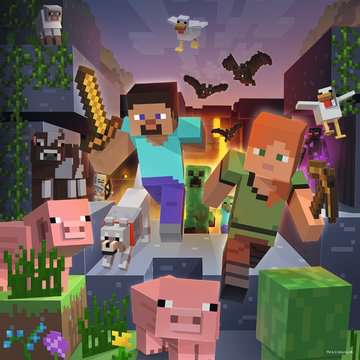 Ravensburger Puzzles Minecraft Biomes - Puzzle - 3 x 49 Teile
