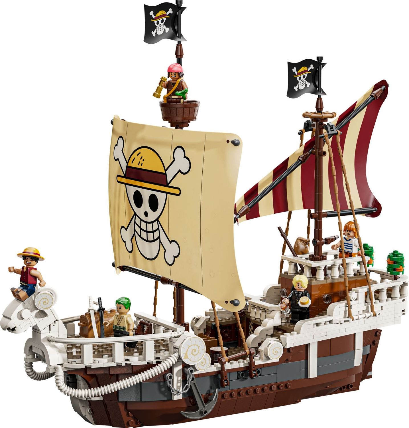 LEGO® Bau- & Konstruktionsspielzeug LEGO® ONE PIECE 75639 - Das Piratenschiff Flying Lamb (1376 Teile)