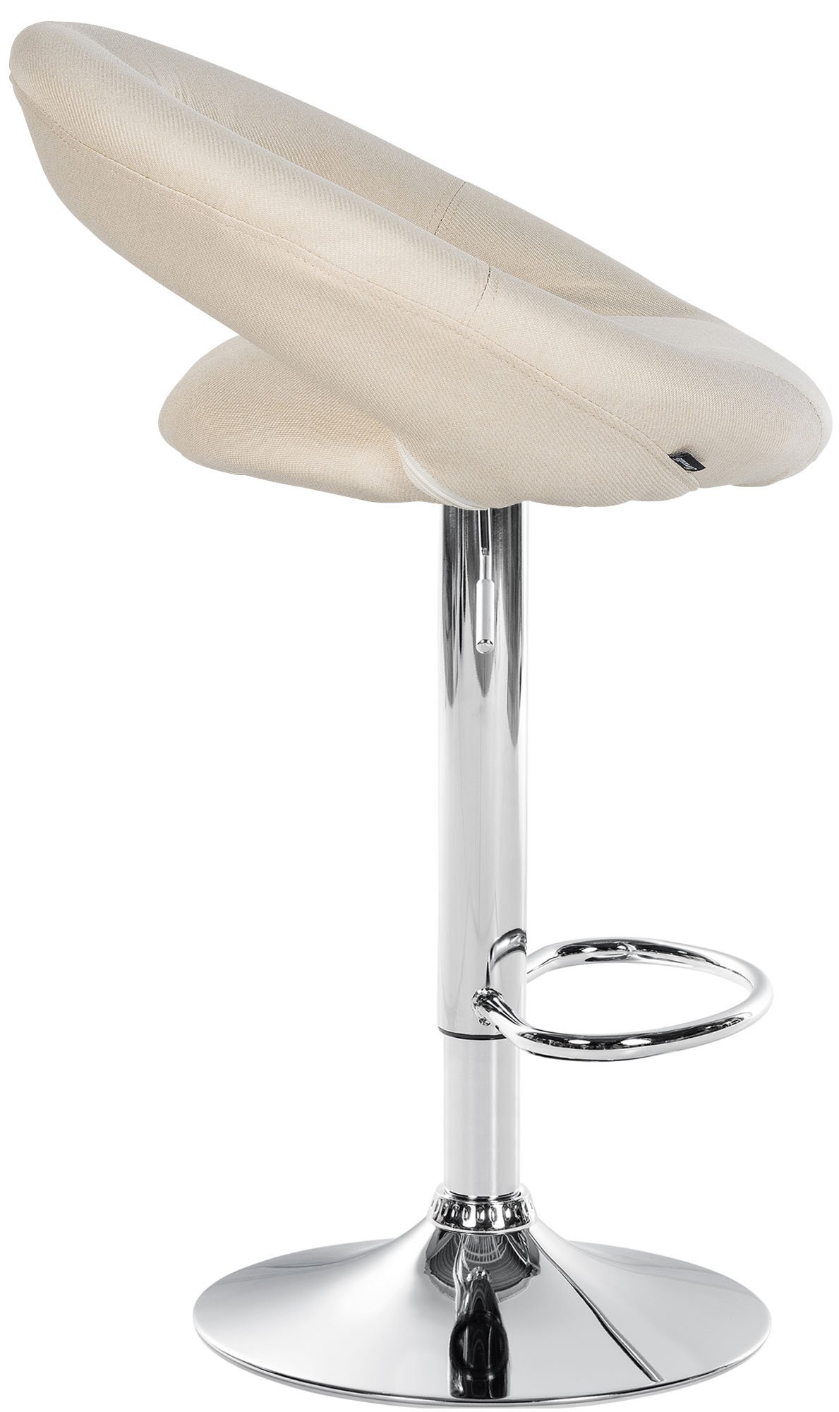 Barhocker Olinda Stoff chrom