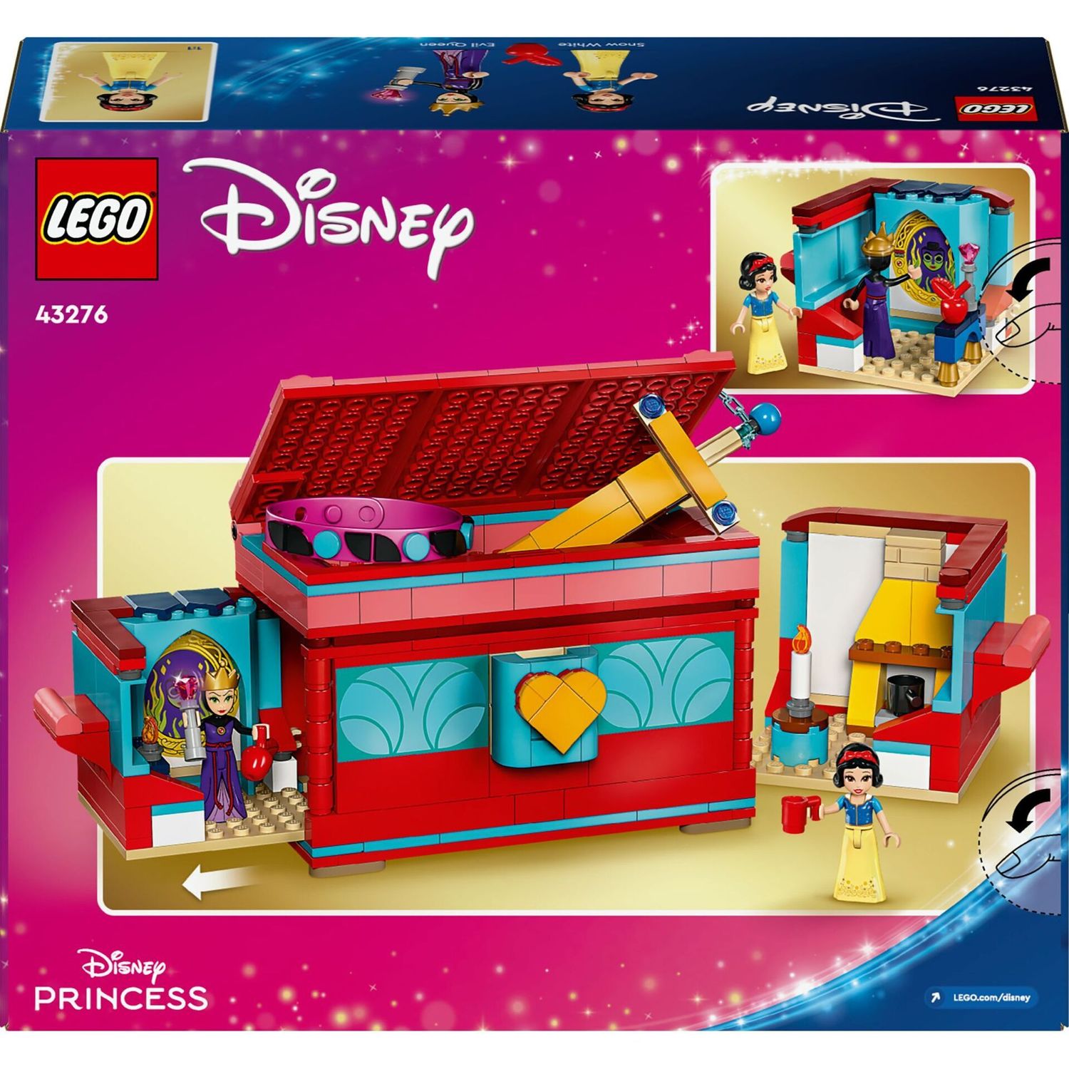 LEGO® Bau- & Konstruktionsspielzeug LEGO® Disney Princess 43276 - Schneewittchens Schmuckkassette (358 Teile)