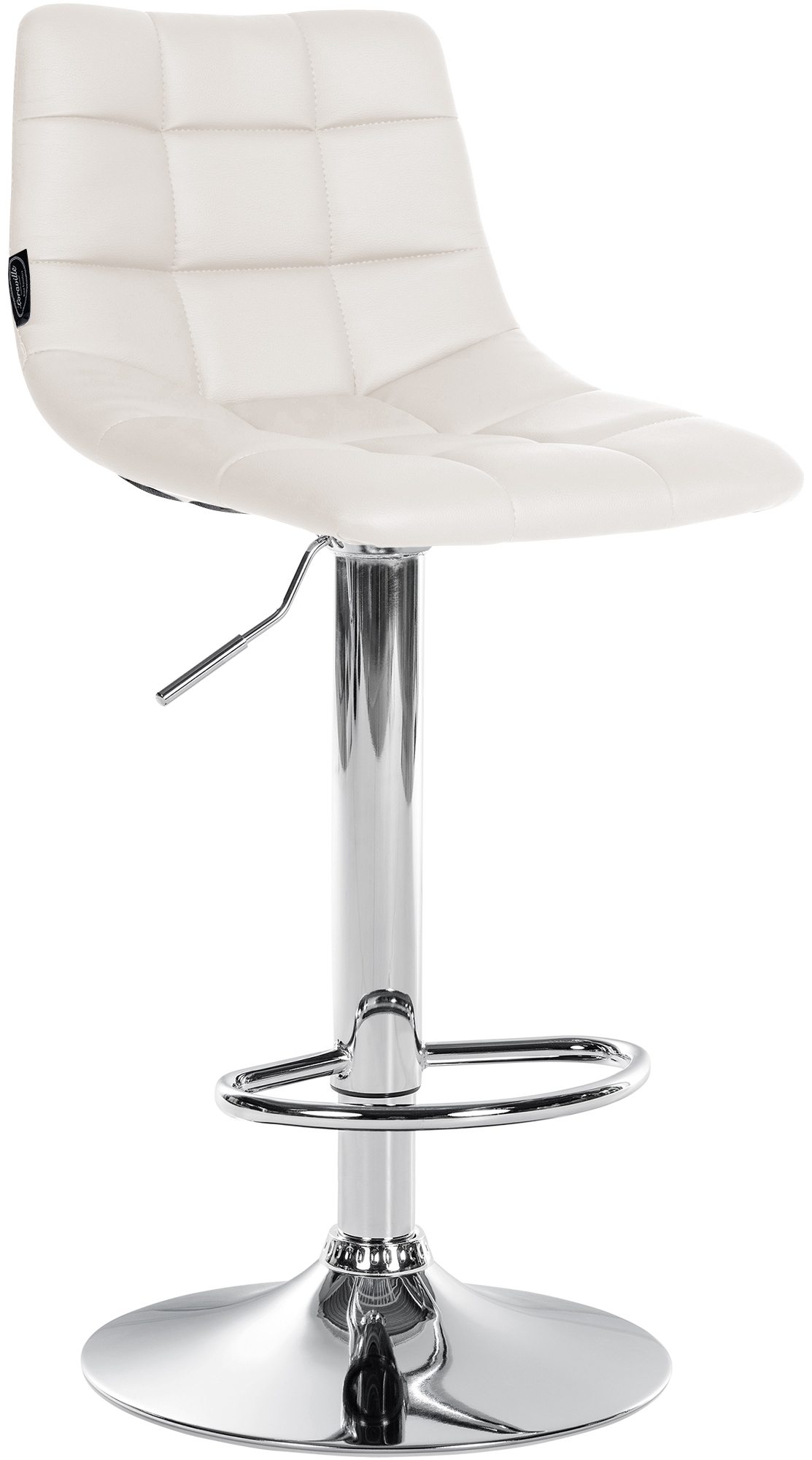 2er Set Barhocker Jerry Kunstleder chrom