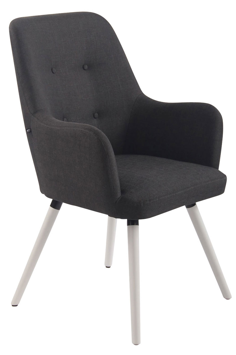 Lounger Aarhus Stoff weiß
