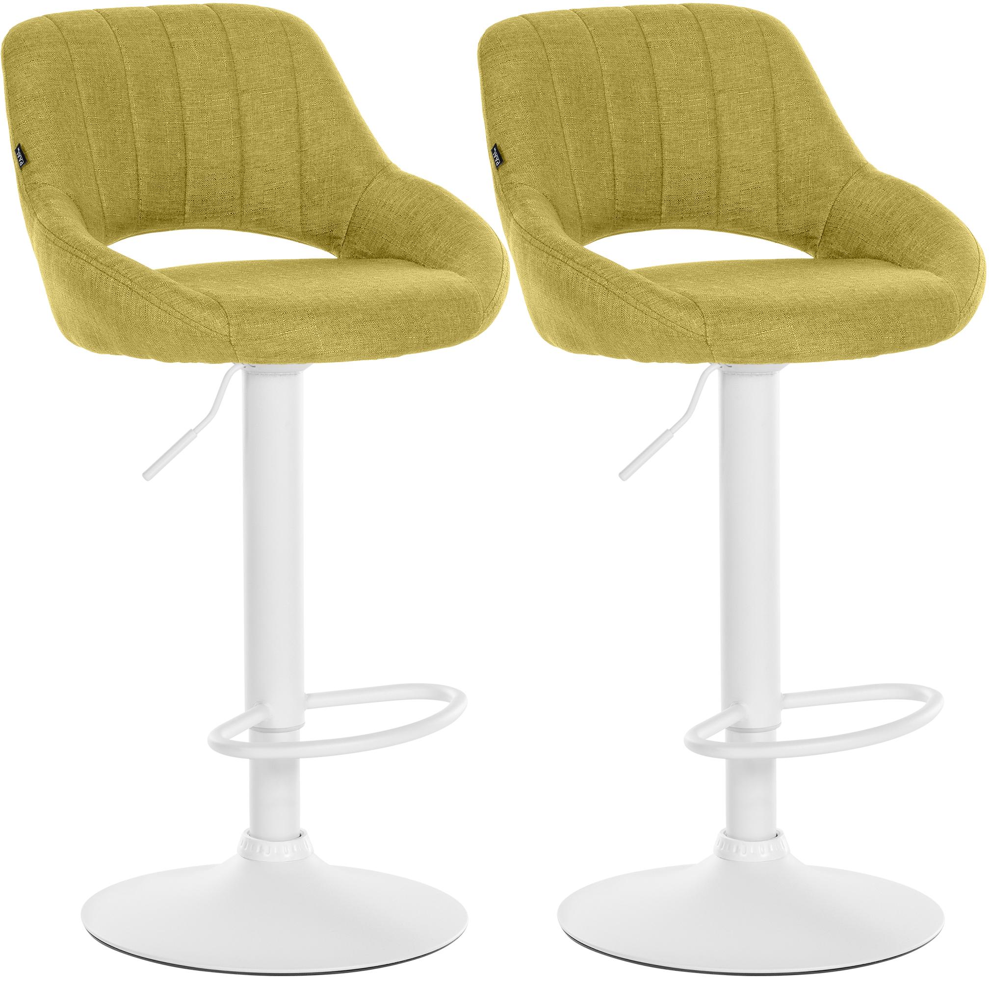 2er Set Barhocker Milet Stoff W