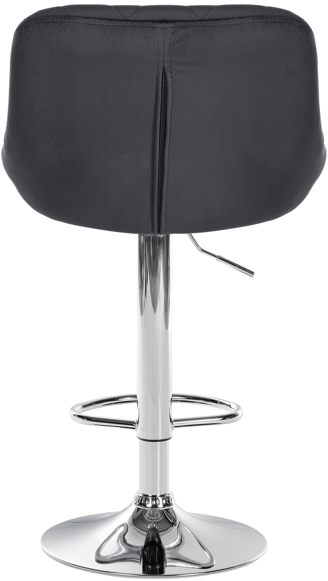 2er Set Barhocker Lazio Samt chrom