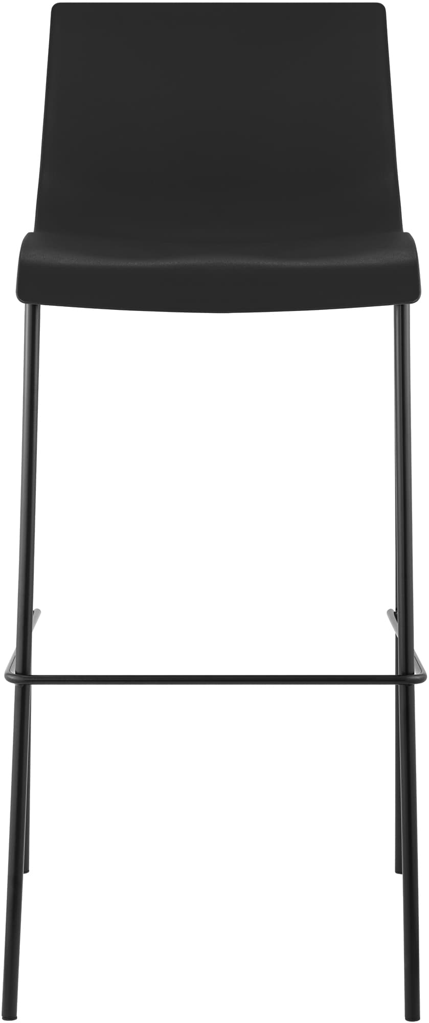 Barhocker Hoover 4-Fuß Gestell schwarz