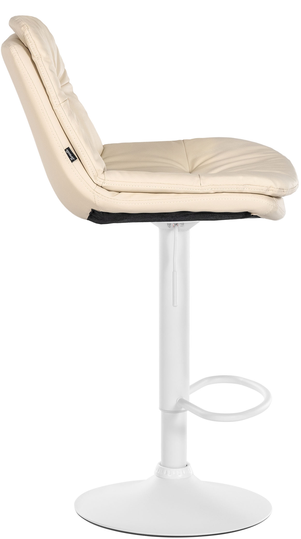 Barhocker Laurel Kunstleder weiß