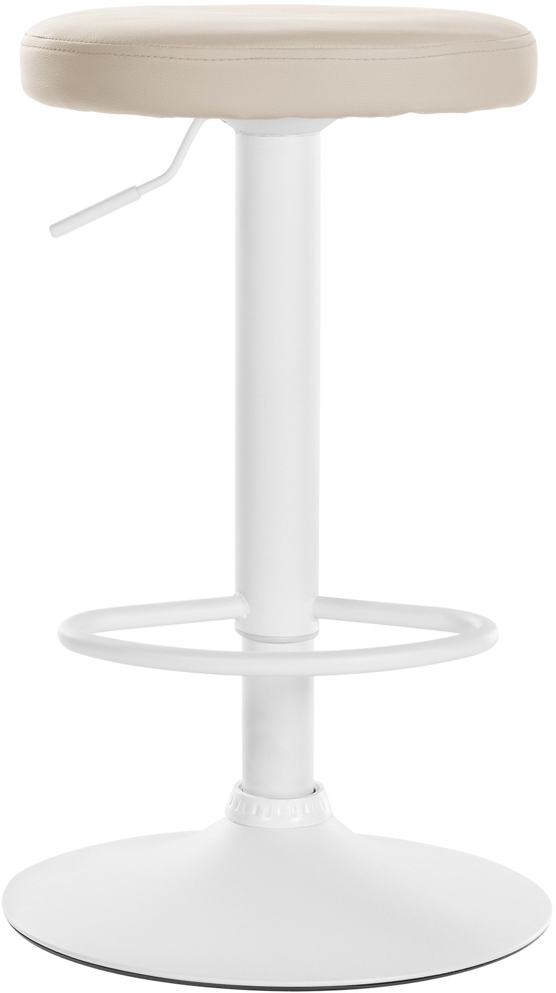 Barhocker Ponte Kunstleder weiß