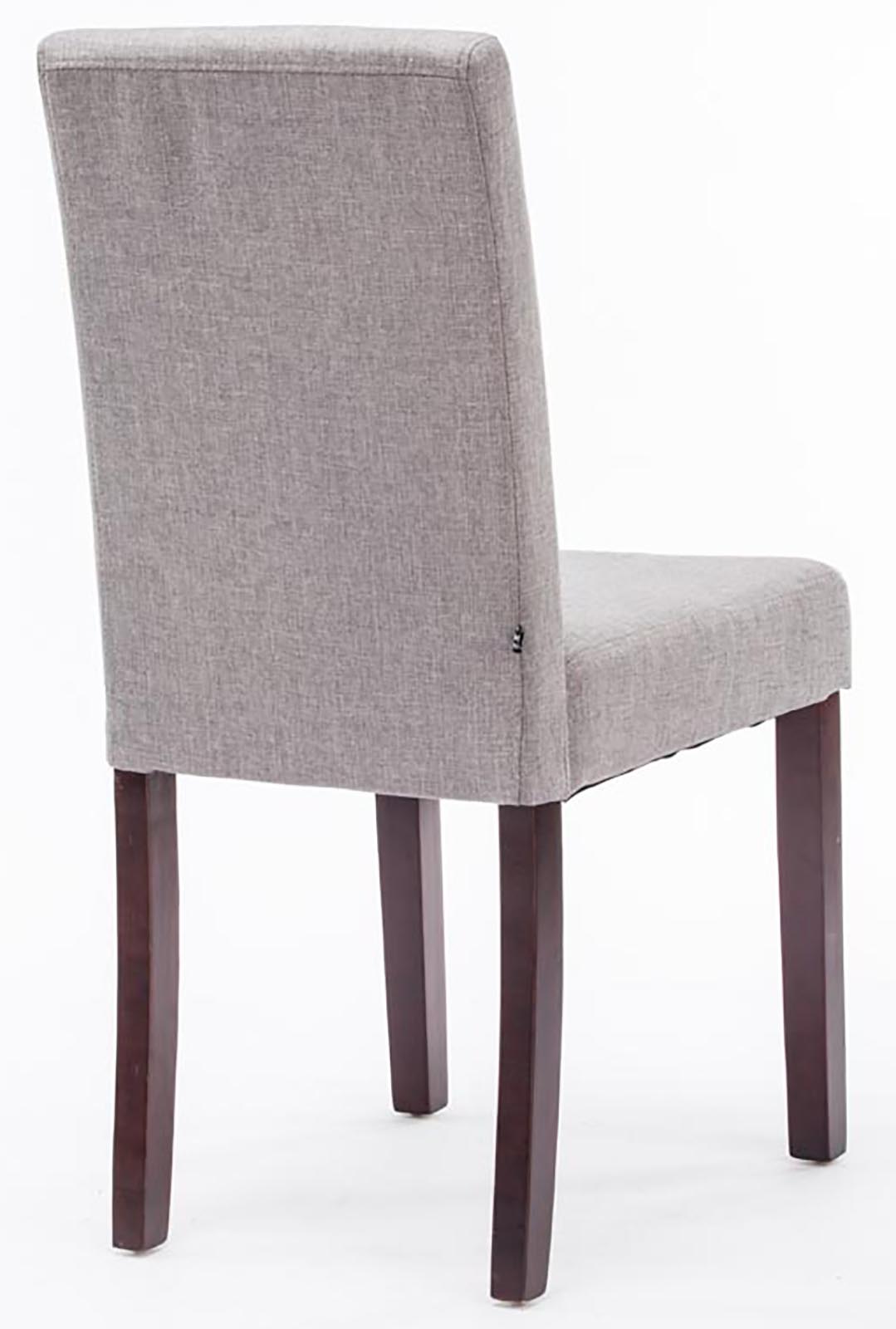 4er Set Esszimmerstuhl Ina Stoff cappuccino