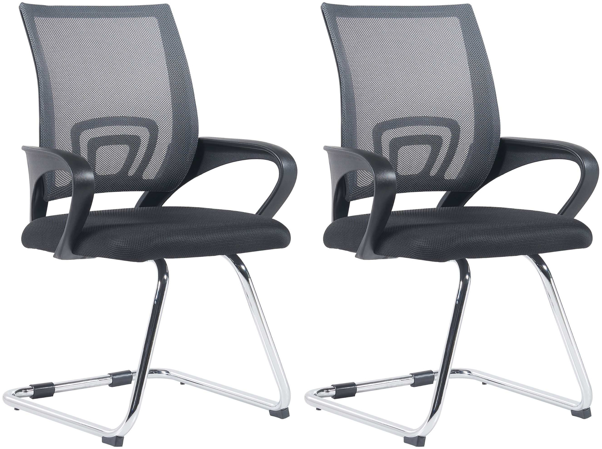 2er Set Besucherstühle Eureka