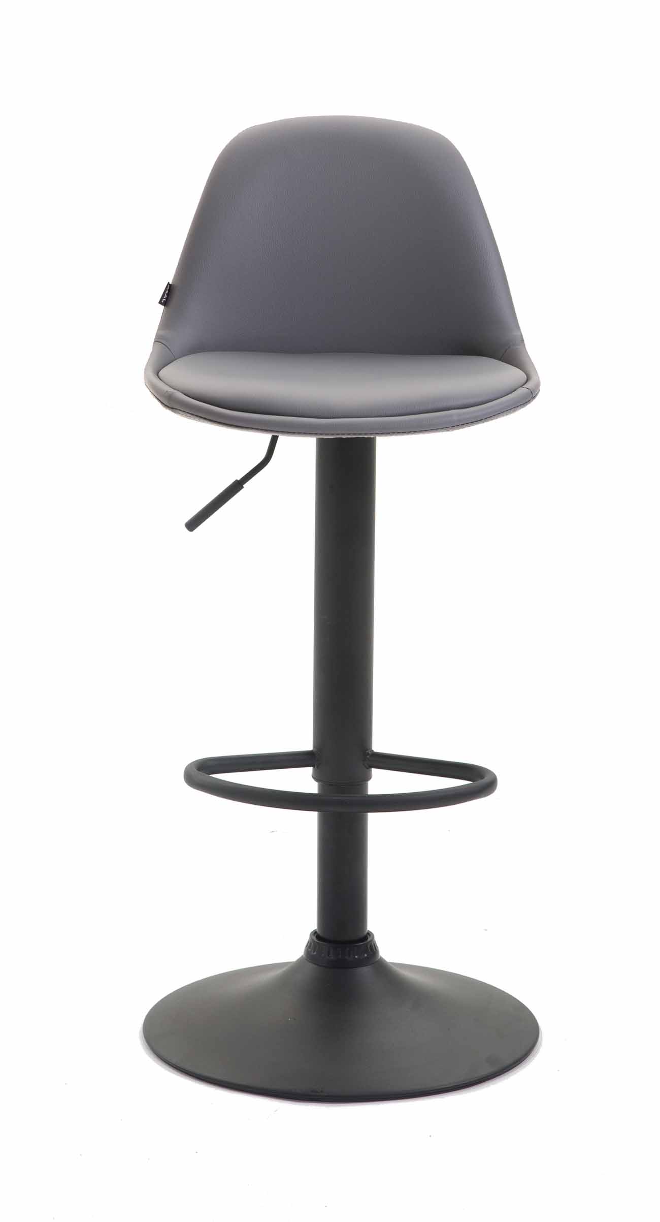 Barhocker Kiel Vollgepolstert Kunstleder schwarz