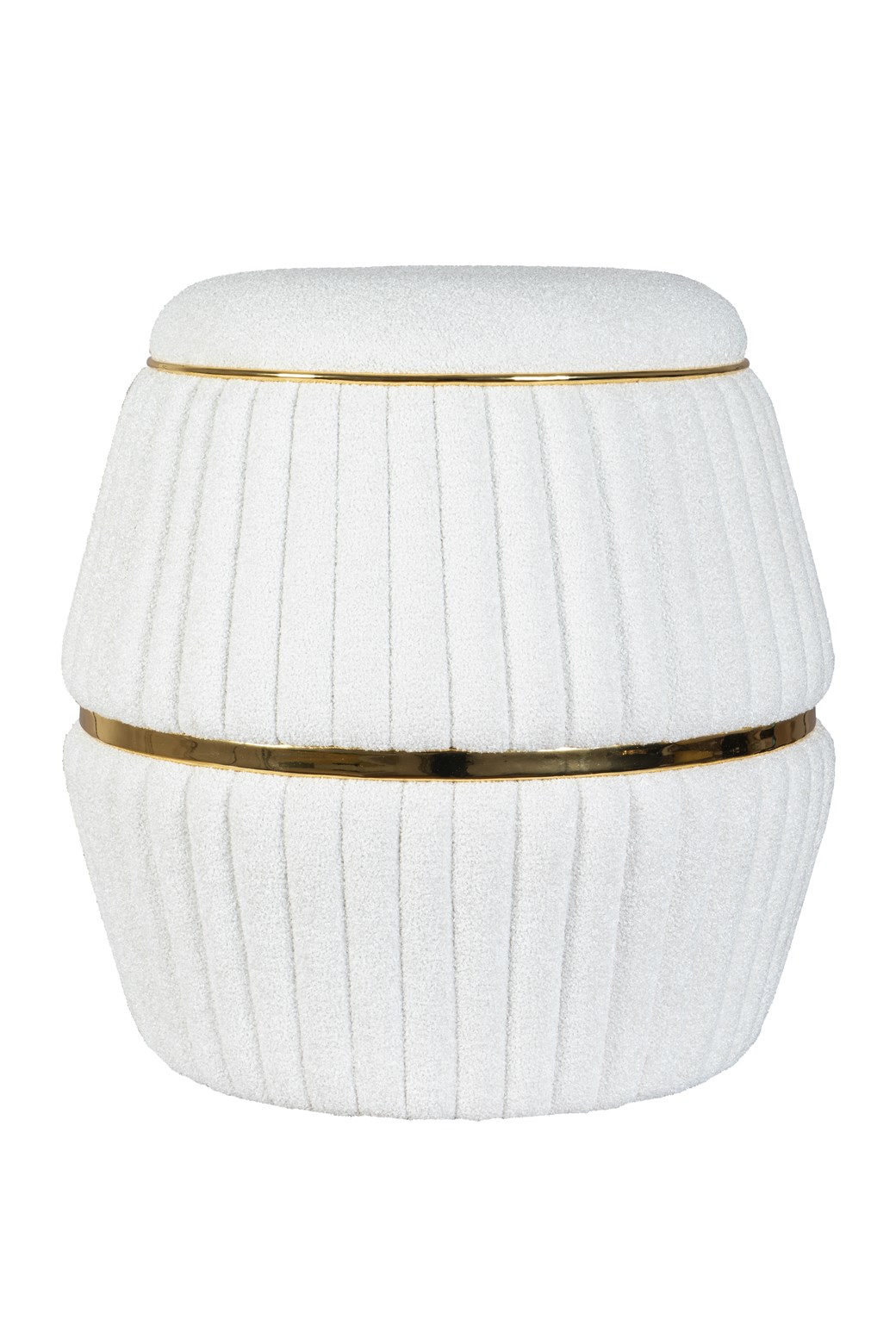 Hocker Hocker Doric 235 Weiß / Gold