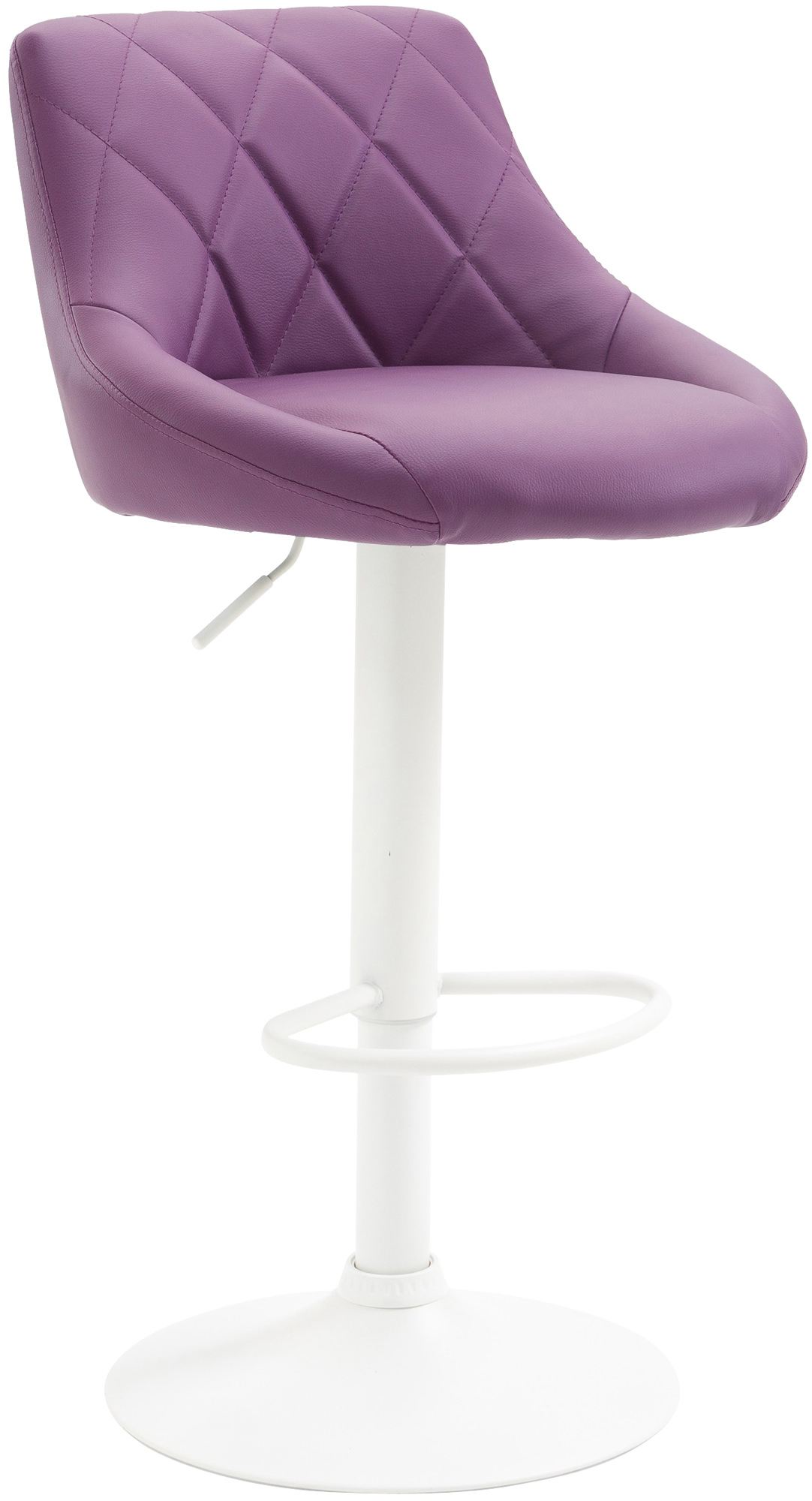 Barhocker Lazio Kunstleder weiß