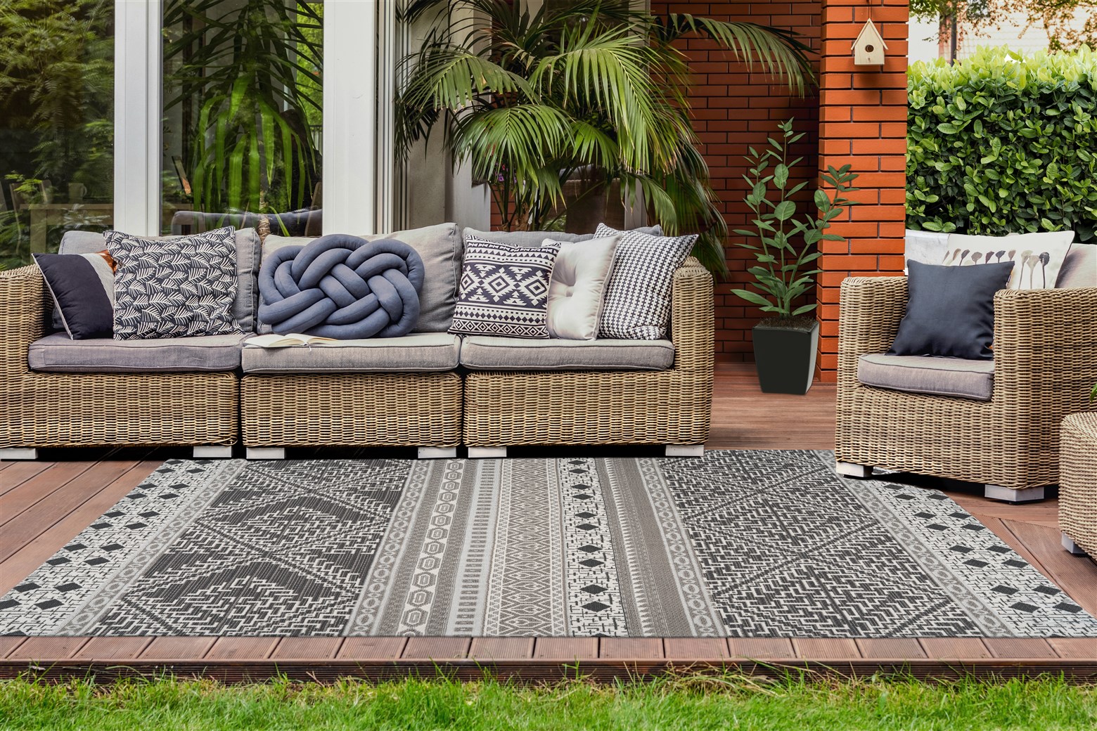 Teppich Yoga 225 Taupe / Creme 160cm x 230cm