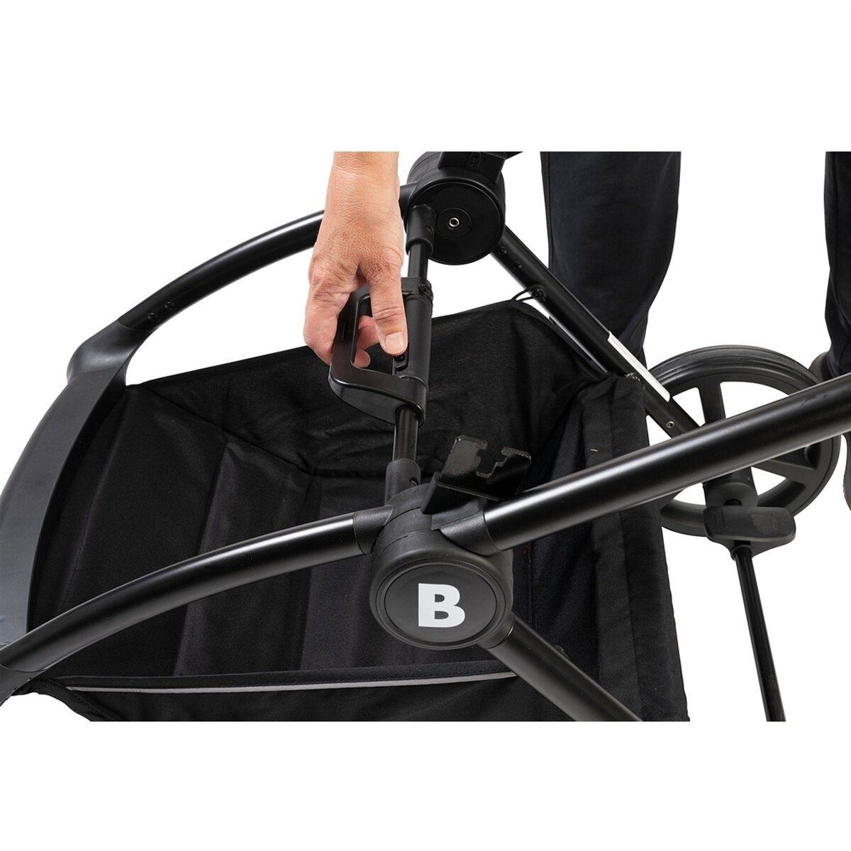 BabyTrold Alex 2in1 Kinderwagen Night mit Babywanne, Sportsitz und Fußsack