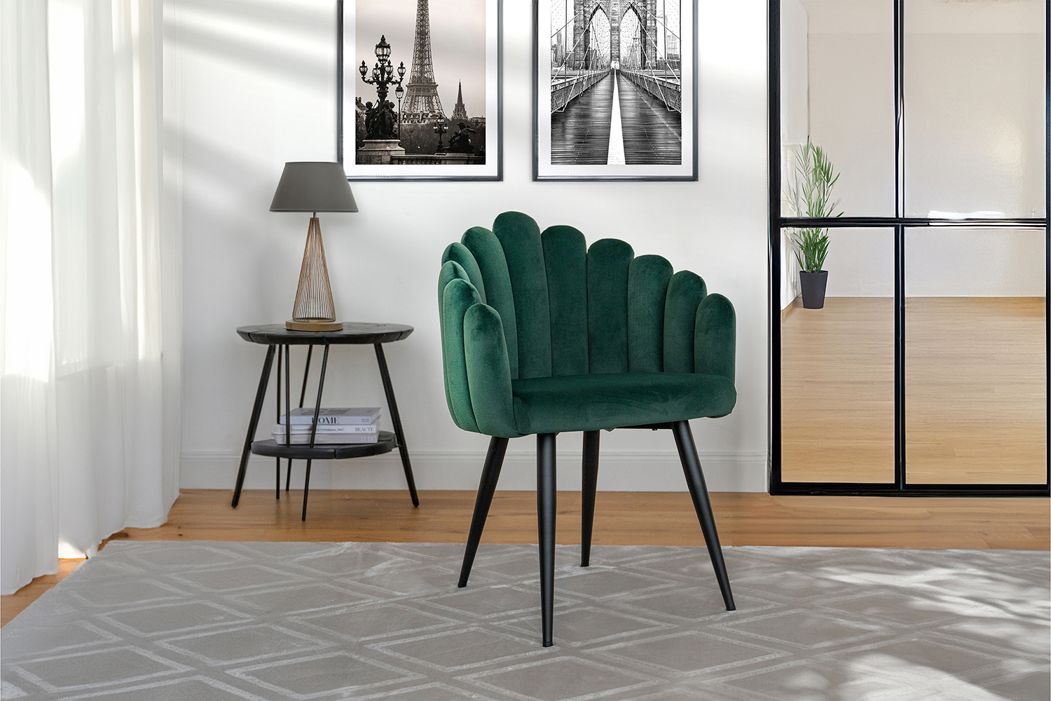 Designstuhl Grün