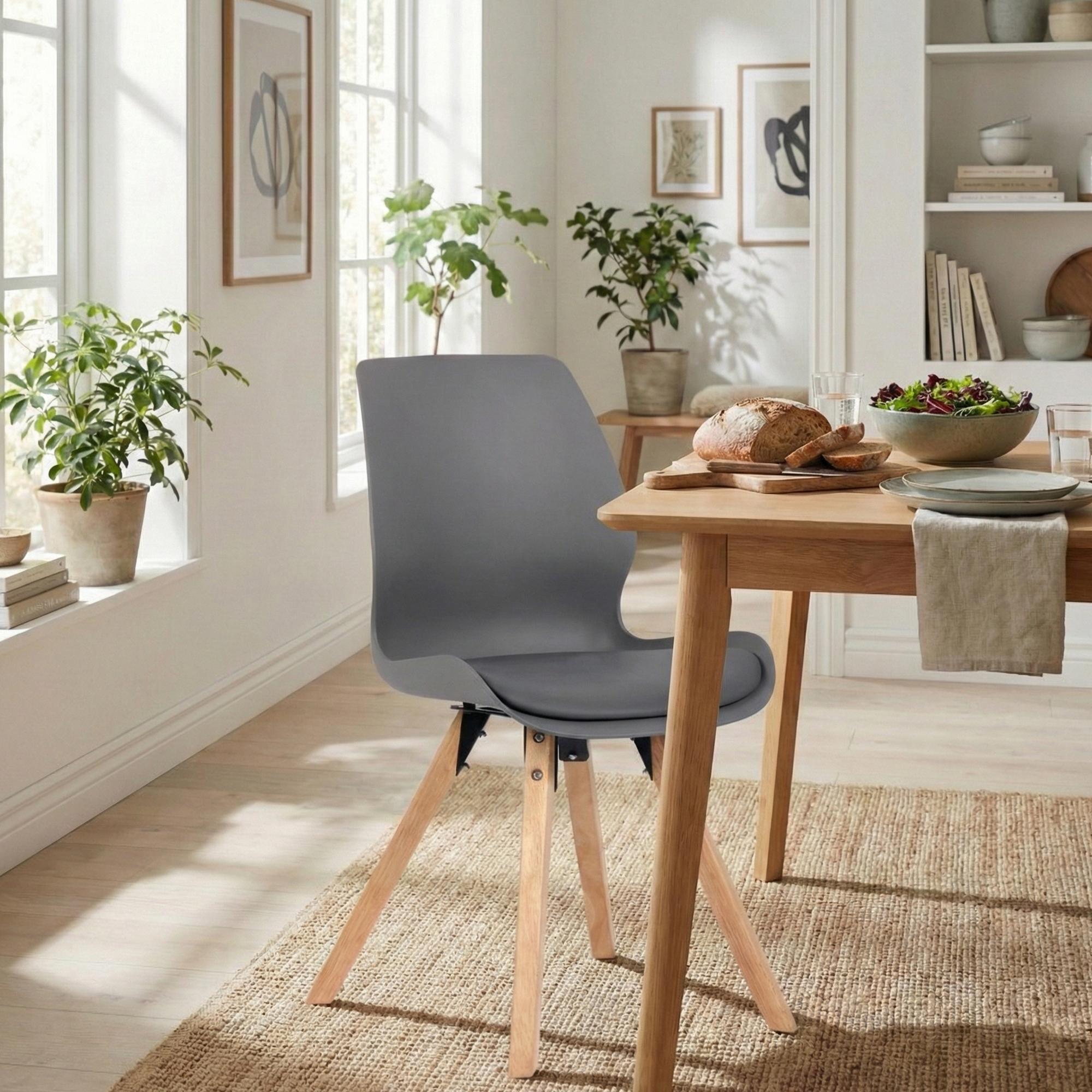2er Set Stuhl Luna Kunststoff
