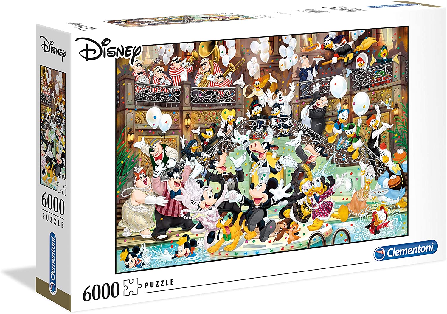 Clementoni Puzzles Clementoni 36525 - Disney Gala - 6000 Teile Puzzle - High Quality Collection