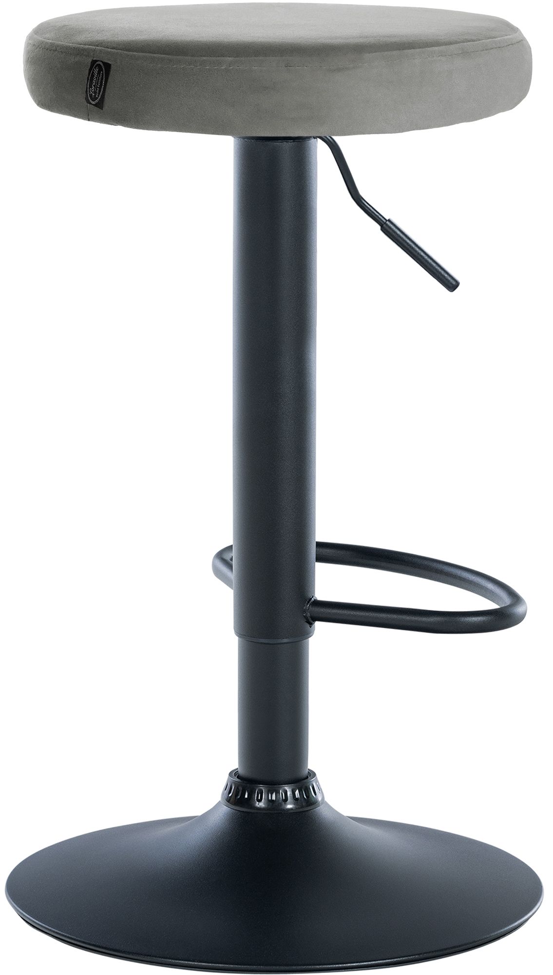 Barhocker Ponte Samt schwarz