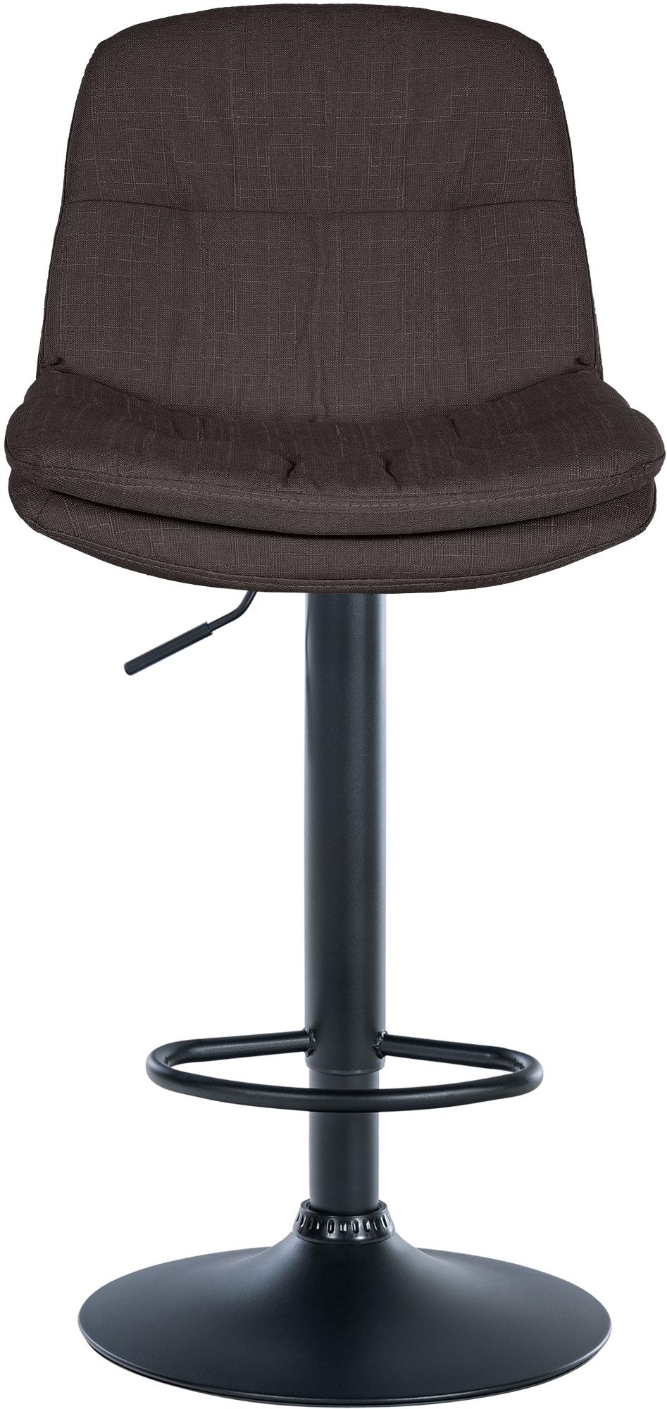 Barhocker Laurel Stoff schwarz