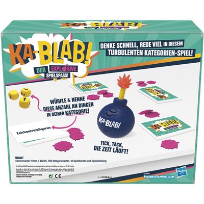 HASBRO Unterhaltungsspiele Hasbro Ka-Blab! Familienspiel