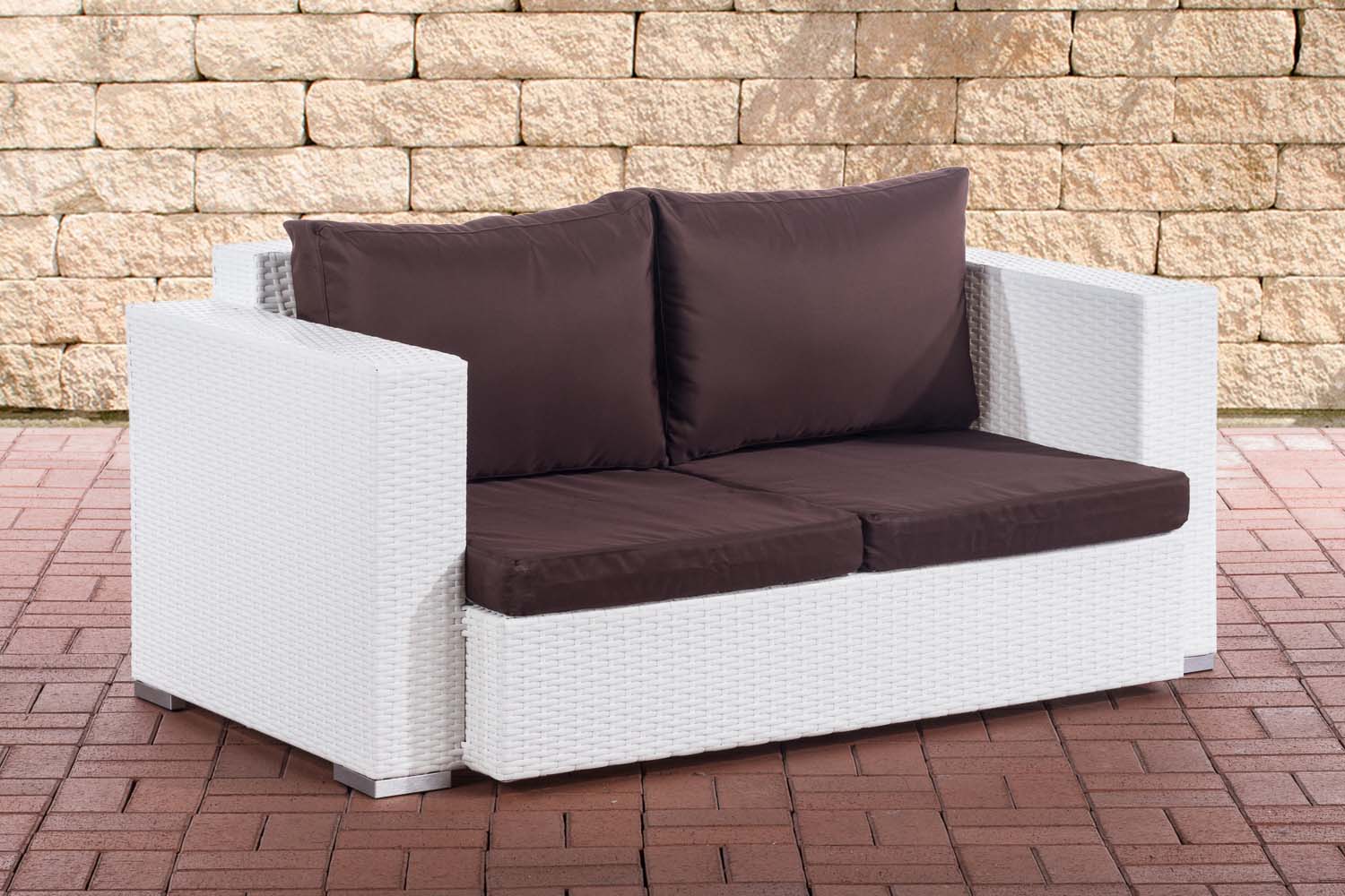 2er Sofa Provence / Sunset Terrabraun
