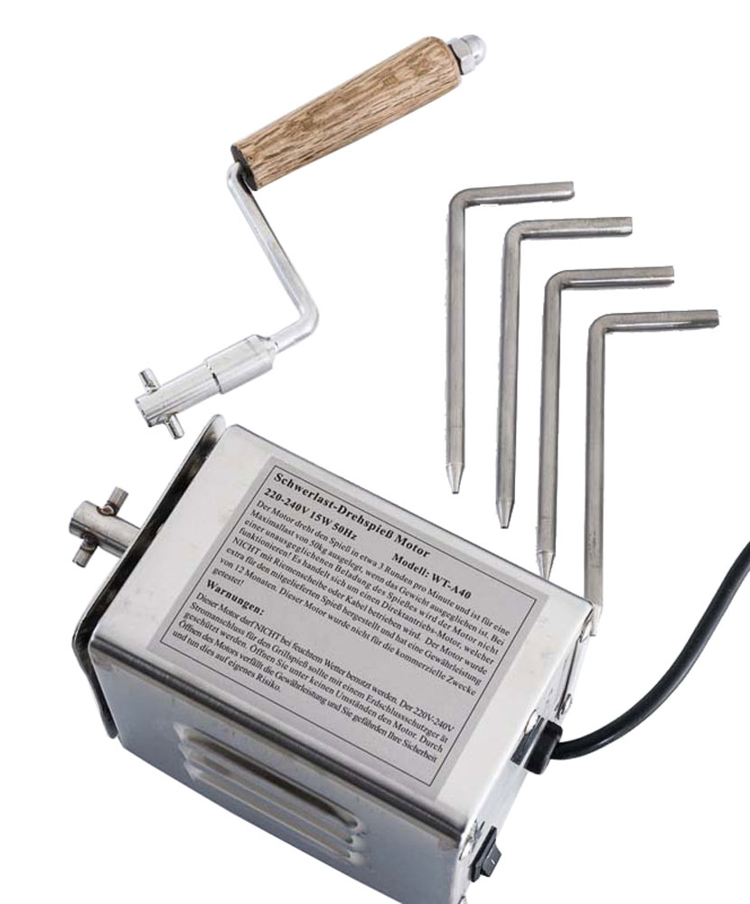 X-Type Spit Rotisserie with Motor Set