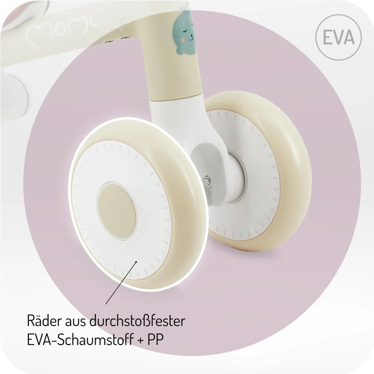 MoMi DEX – Faltbares 2-in-1 Laufrad & Dreirad ohne Pedale, leicht, werkzeuglos montierbar, verstellbarer Sitz, ab 12 Monaten, bis 20 kg – in verschiedenen Farben