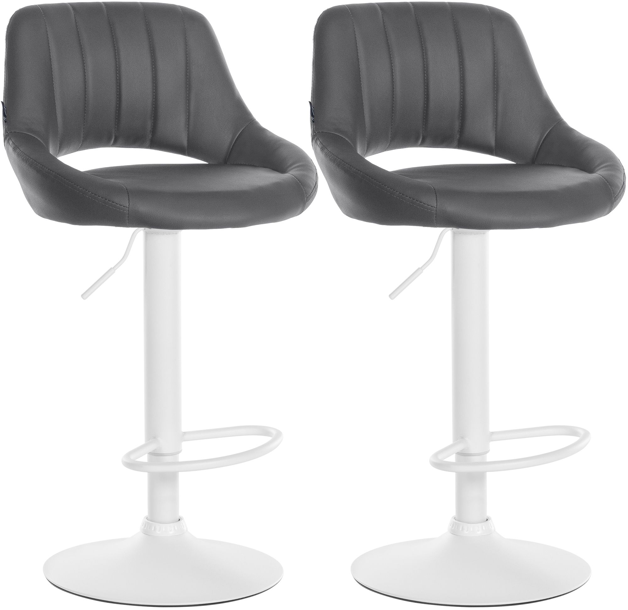 2er Set Barhocker Milet Kunstleder W