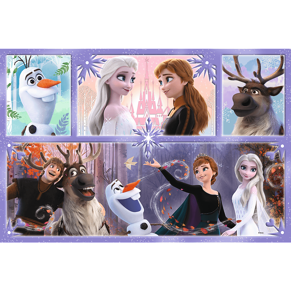 Trefl Puzzles Frozen Welt der Magie - Maxi Puzzle 24 Teile