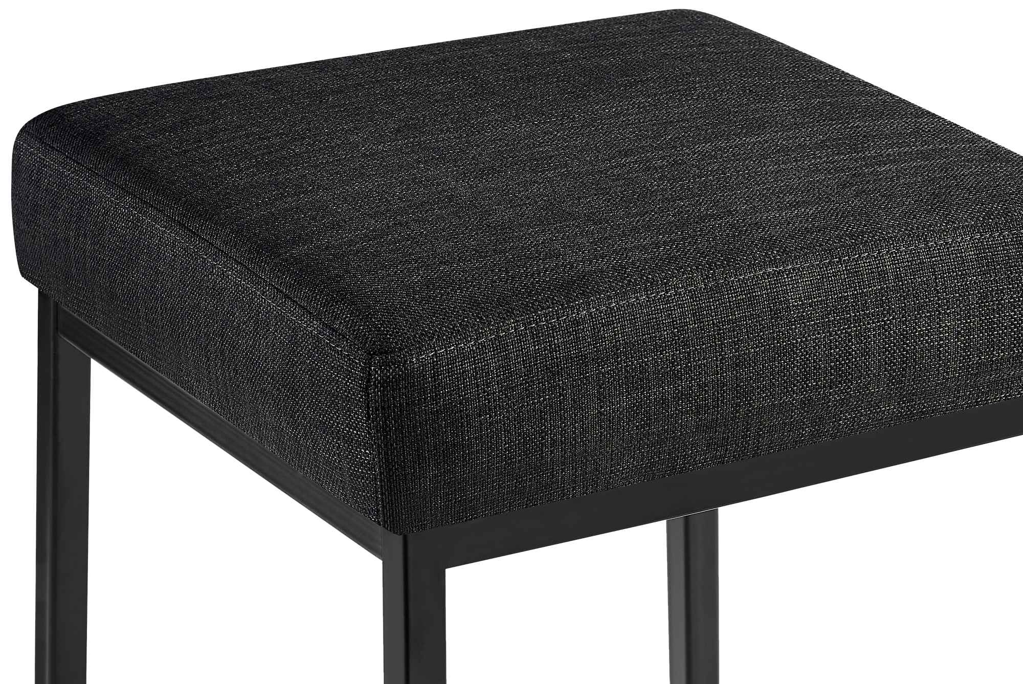 2er Set Barhocker Montreal 80 Stoff schwarz