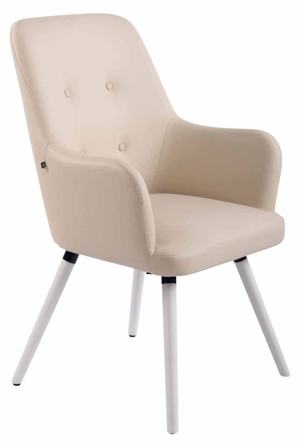Lounger Aarhus Kunstleder weiß