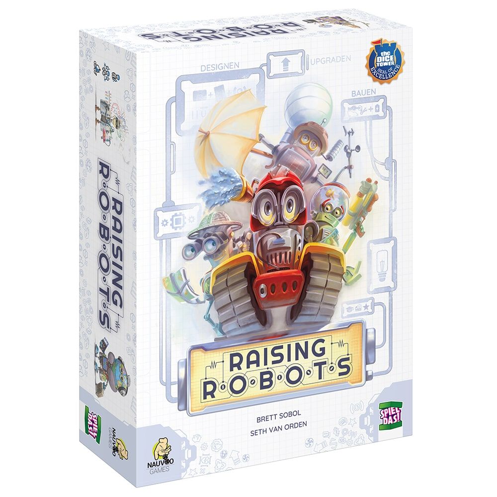 SPIEL DAS! Verlag Brettspiele & Gesellschaftsspiele Raising Robots - Brettspiel