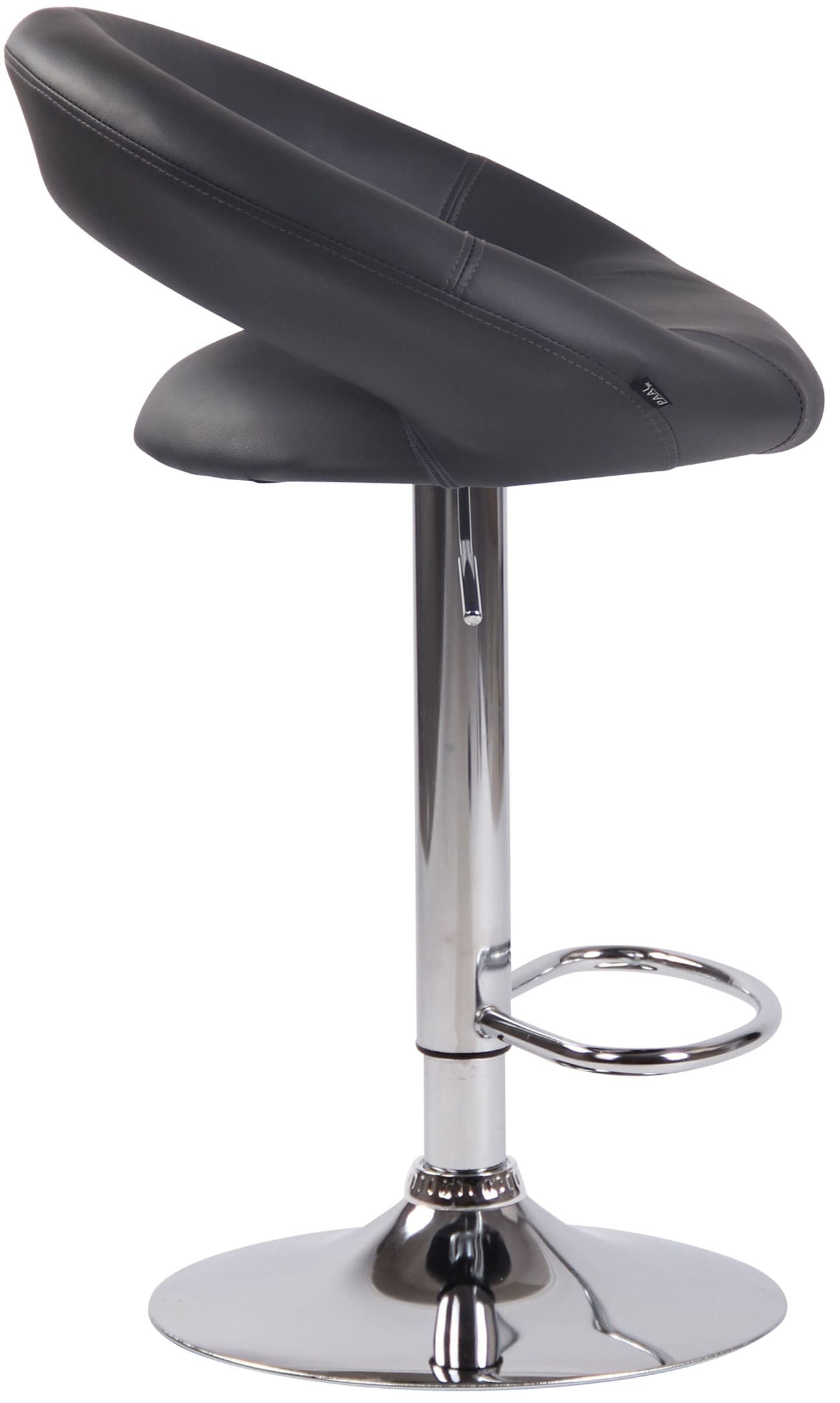 2er Set Barhocker Olinda Kunstleder chrom