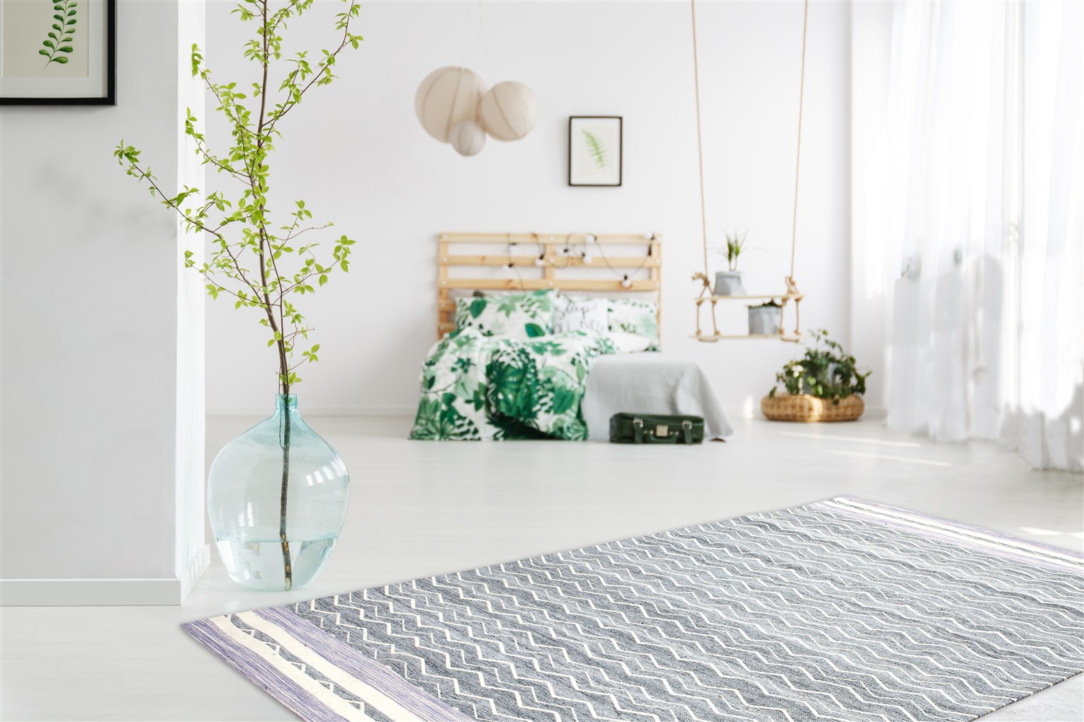 Teppich Mirage 110 Violett / Grau 160cm x 230cm