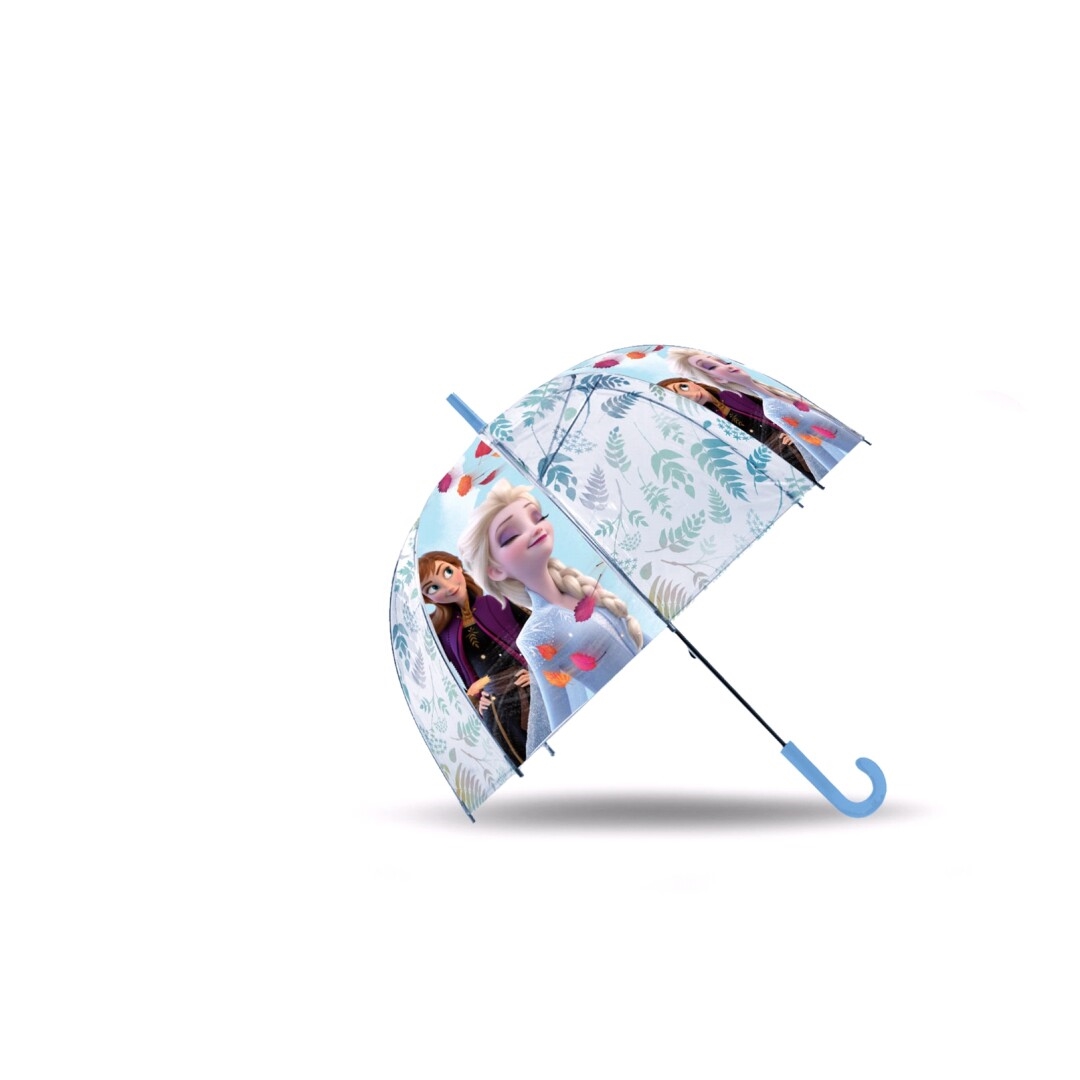 Kids Licensing Eiskönigin Disney Frozen 2 - Regenschirm Transparent, Automatik, 46 cm