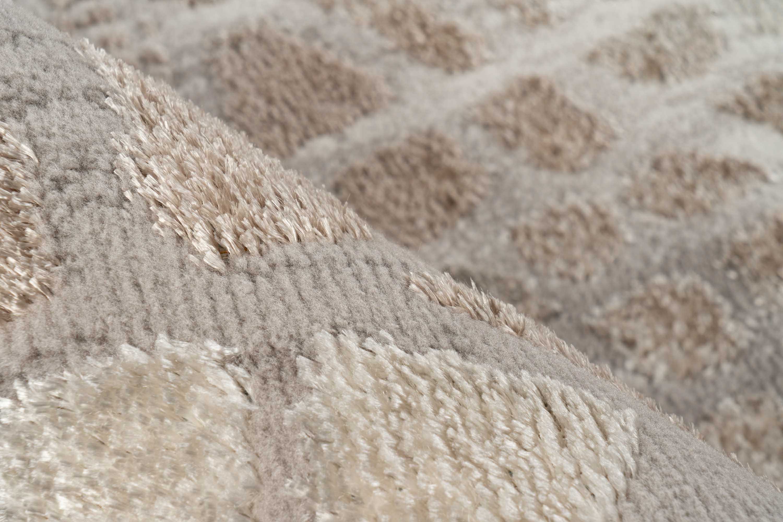 Teppich Catcher 225 Silber / Beige 120 x 170 cm