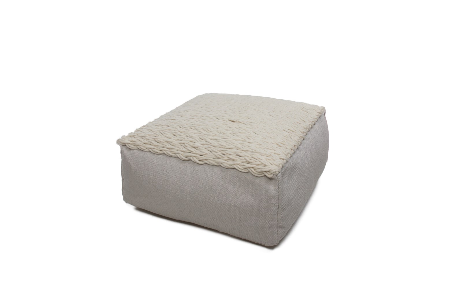 Pouf Shaun 310 Grau 80cm x 80cm