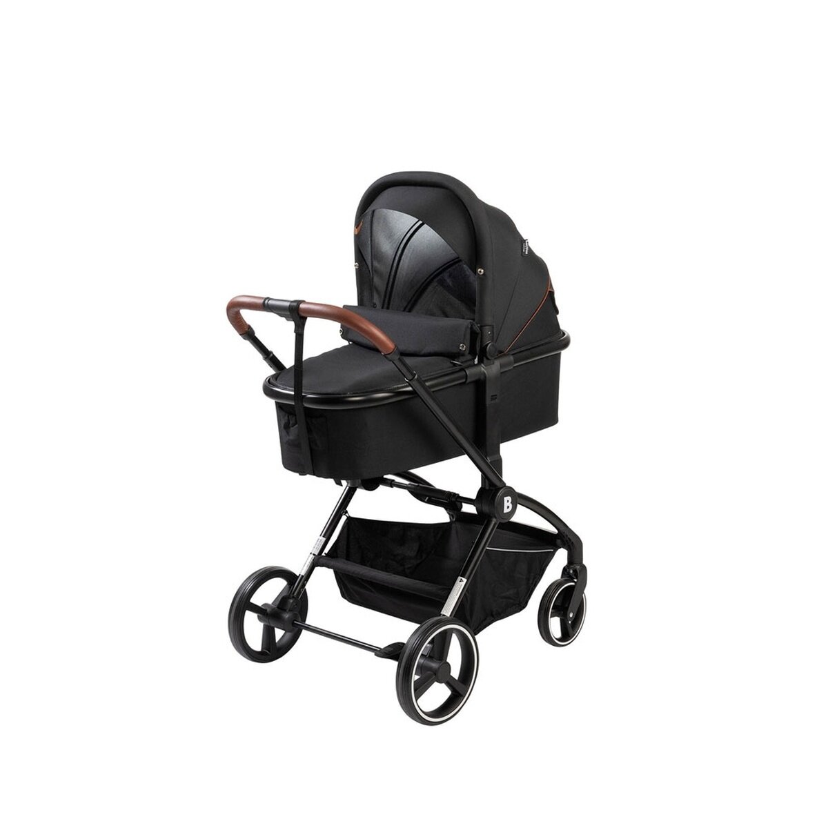 BabyTrold Alex 2in1 Kinderwagen Night mit Babywanne, Sportsitz und Fußsack