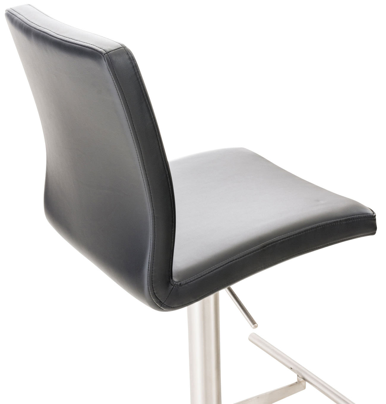 Barhocker Cadiz Kunstleder edelstahl