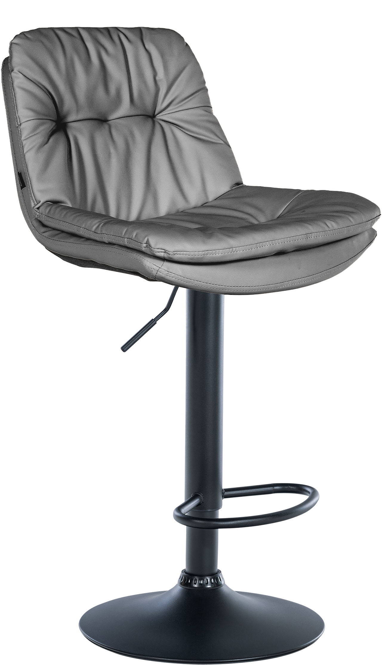 Barhocker Laurel Kunstleder schwarz